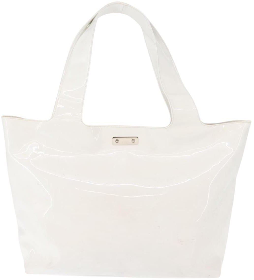 Salvatore Ferragamo Gancini Tote Patent Leather