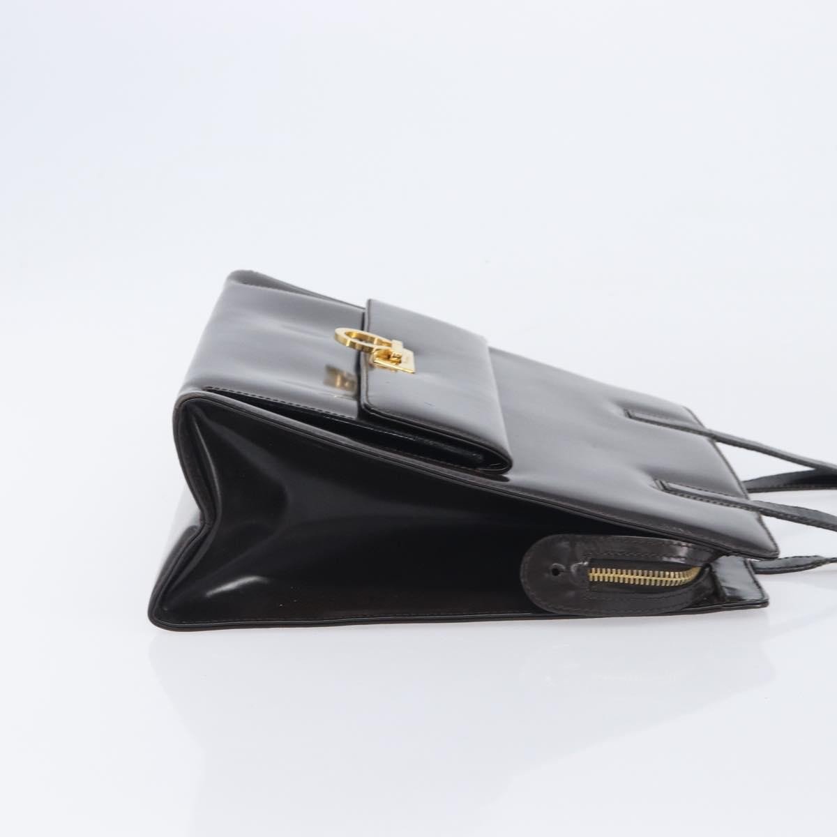Salvatore Ferragamo Gancini Patent Leather
