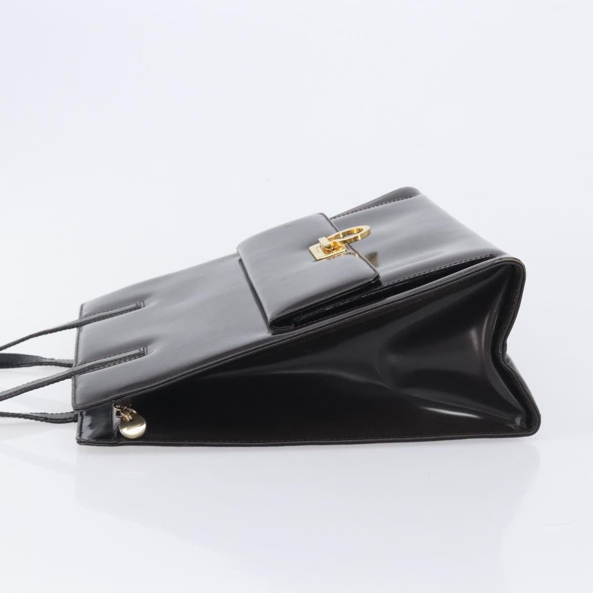 Salvatore Ferragamo Gancini Patent Leather