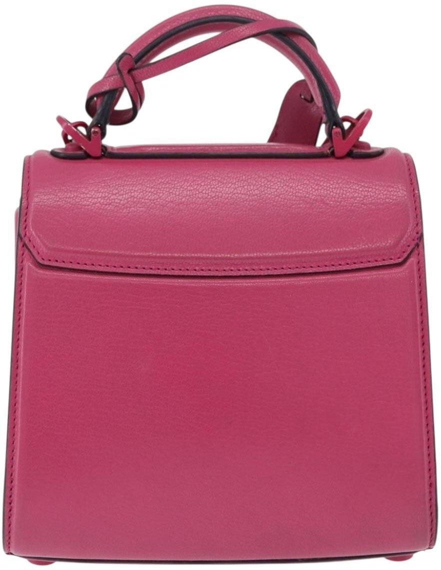 Salvatore Ferragamo Boxyz Top Handle Leather Small