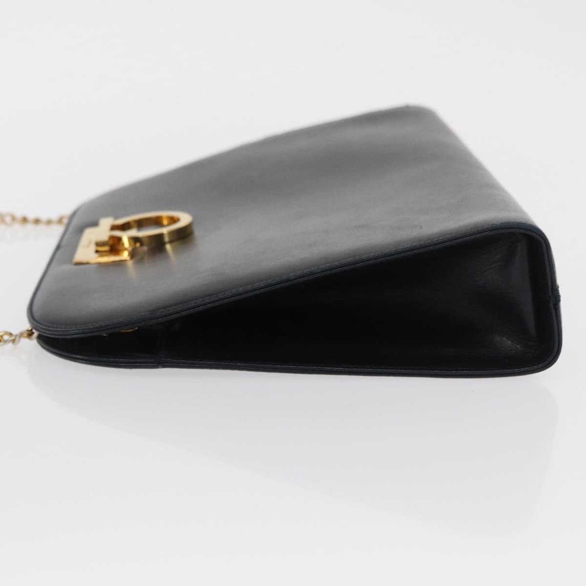 Salvatore Ferragamo Vintage Gancini Chain Leather Medium