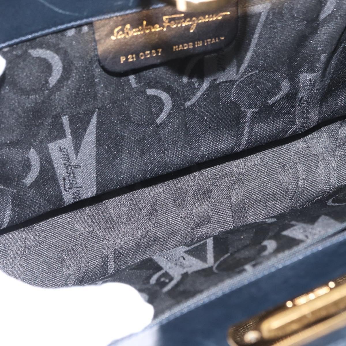 Salvatore Ferragamo Vintage Gancini Chain Leather Medium