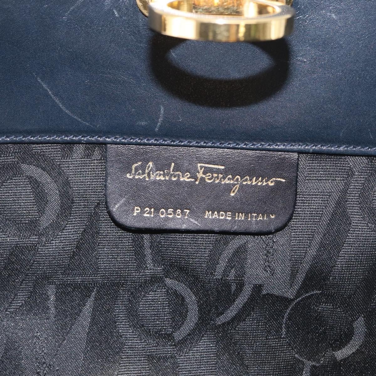 Salvatore Ferragamo Vintage Gancini Chain Leather Medium