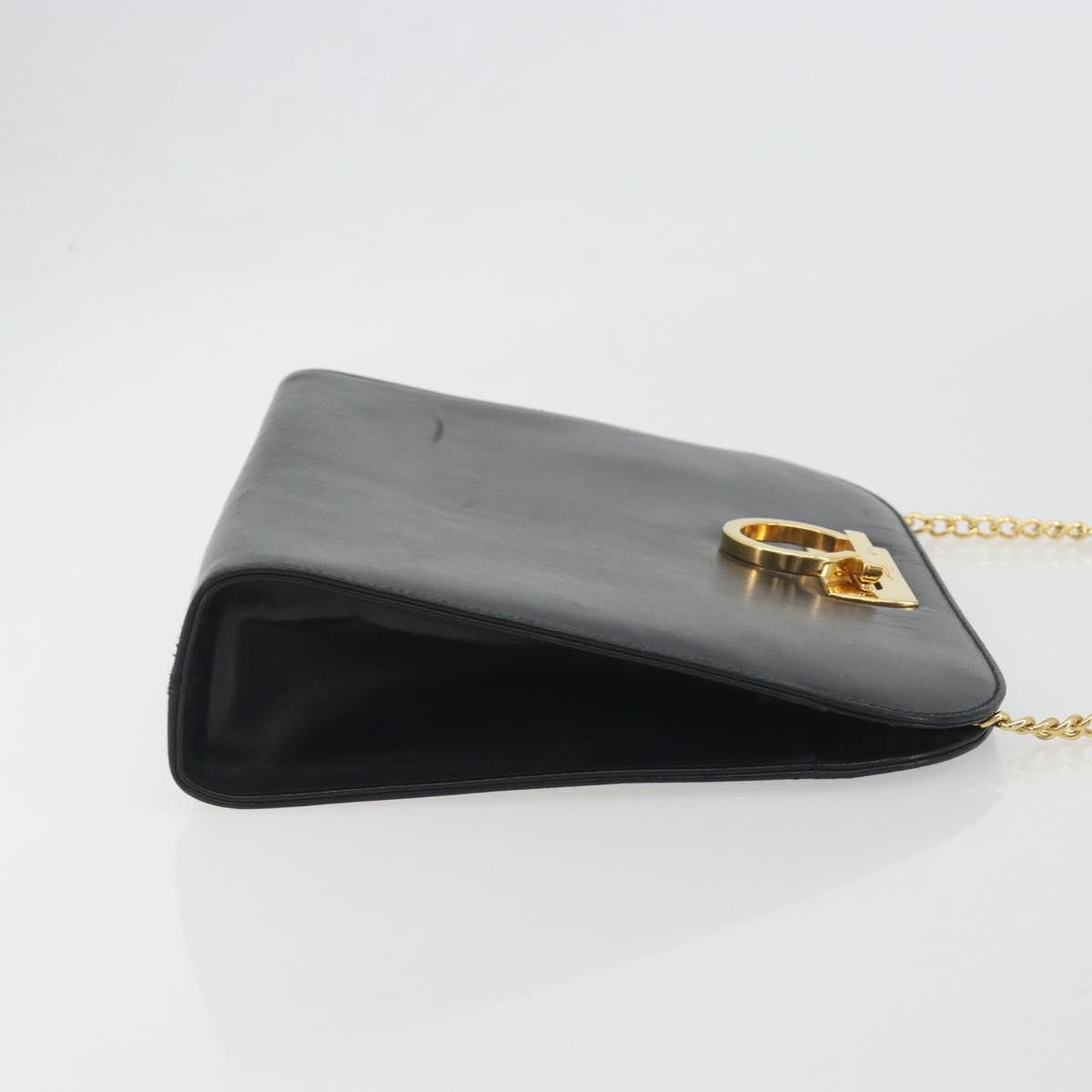 Salvatore Ferragamo Vintage Gancini Chain Leather Medium