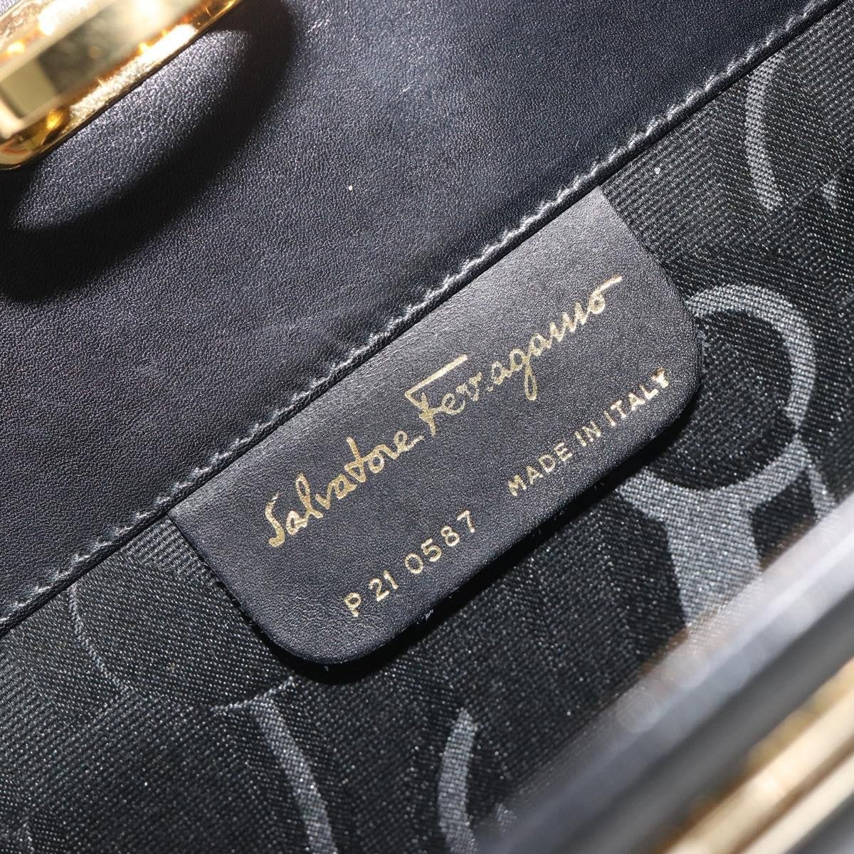 Salvatore Ferragamo Vintage Gancini Chain Leather Medium