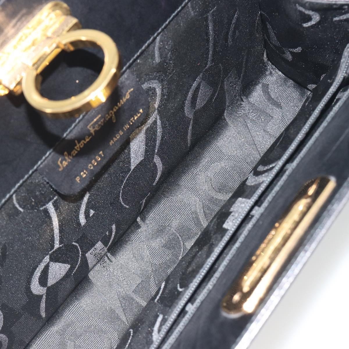 Salvatore Ferragamo Vintage Gancini Chain Leather Medium