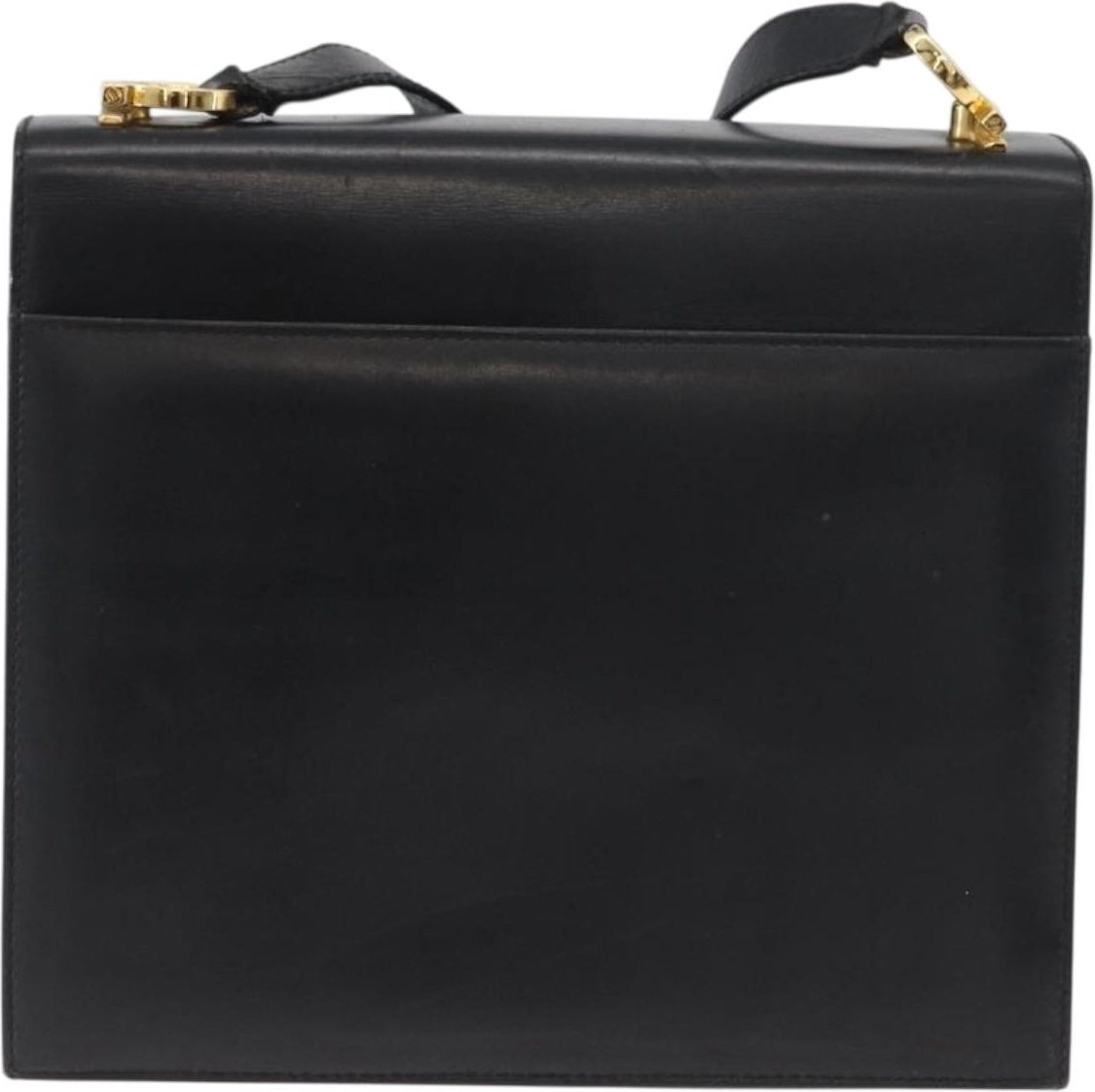 Salvatore Ferragamo Gancini Flap Leather