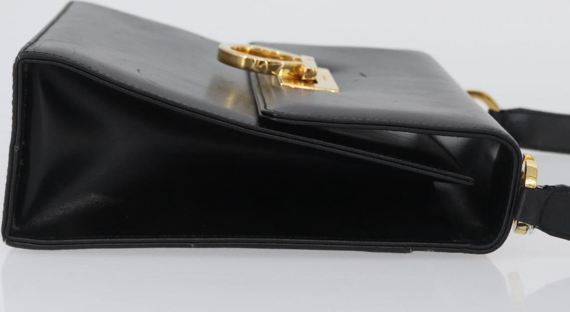 Salvatore Ferragamo Gancini Flap Leather