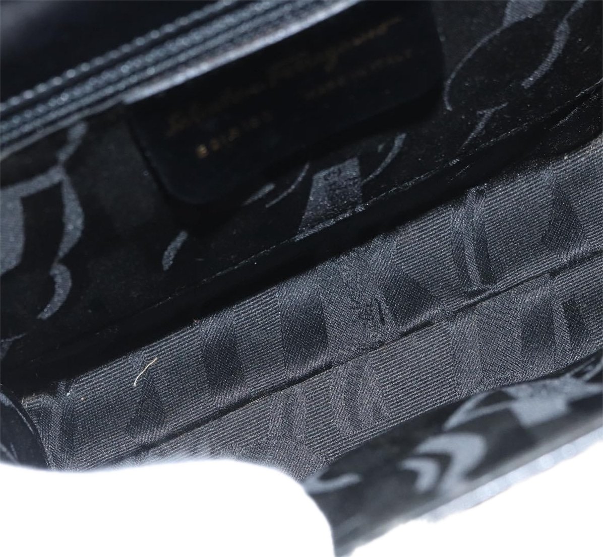 Salvatore Ferragamo Gancini Flap Leather
