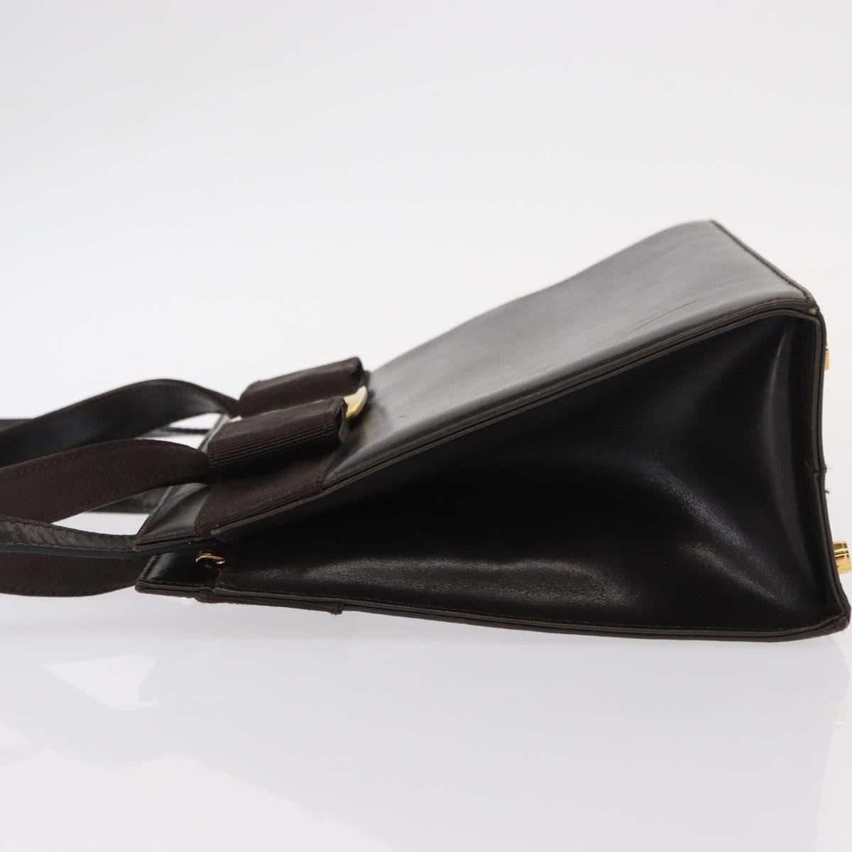Salvatore Ferragamo Convertible Vara Bow Leather Small