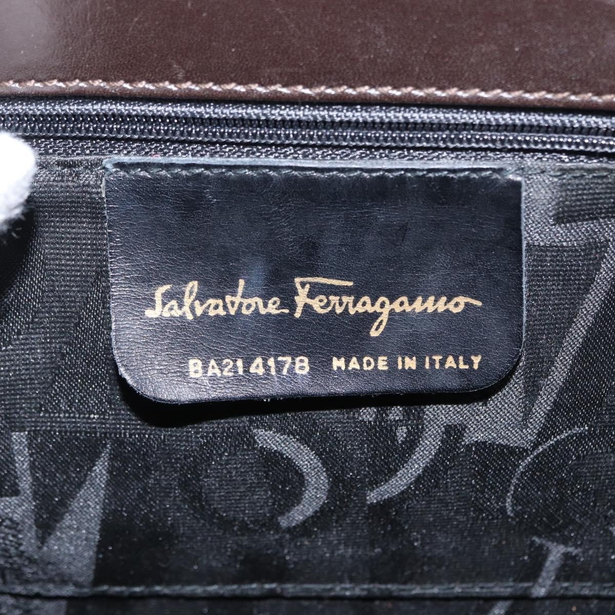Salvatore Ferragamo Convertible Vara Bow Leather Small