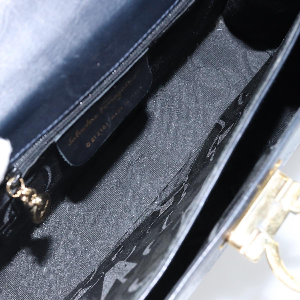 Salvatore Ferragamo Gancini Convertible Top Handle Leather Medium