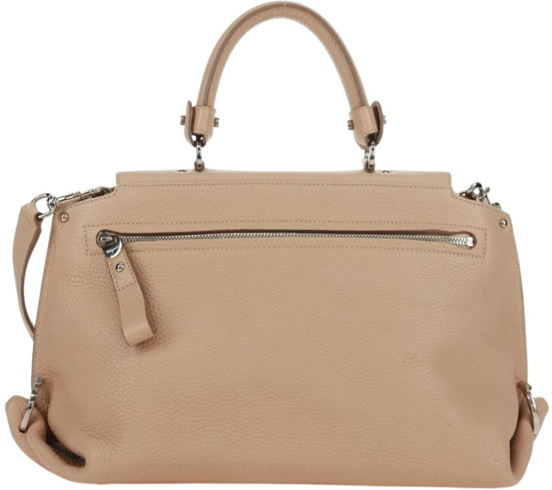 Salvatore Ferragamo Sofia Satchel Grainy Leather Large