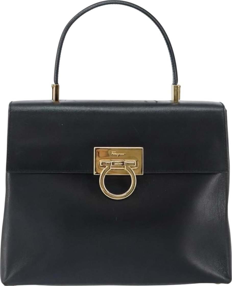 Salvatore Ferragamo Gancini Convertible Top Handle Leather Medium