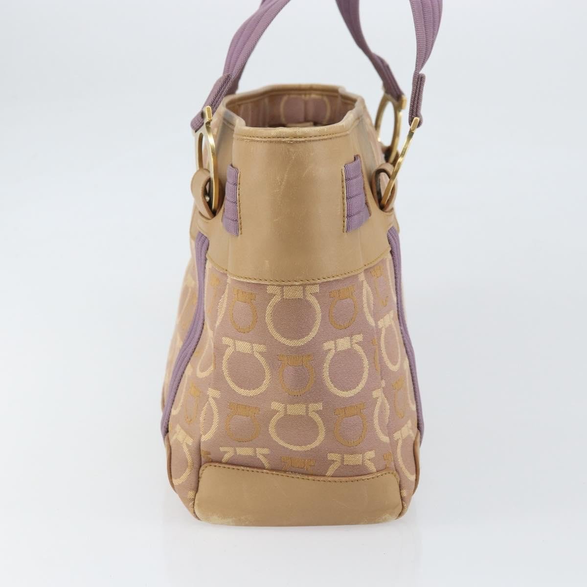 Salvatore Ferragamo Gancini Tote Canvas