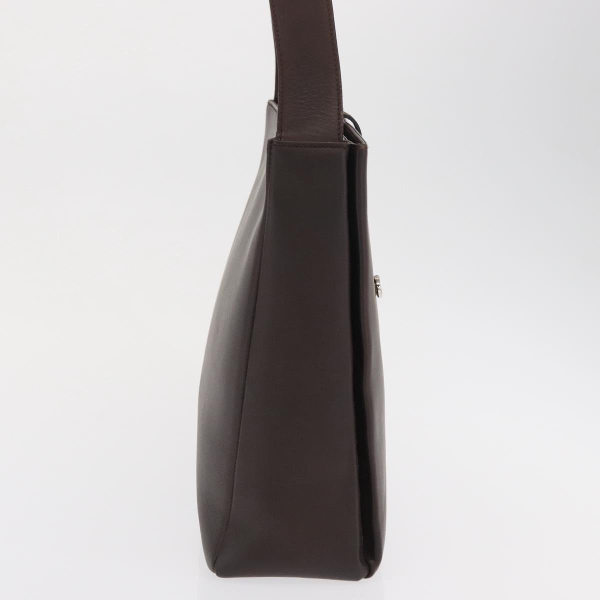 Salvatore Ferragamo Gancini Leather Mini