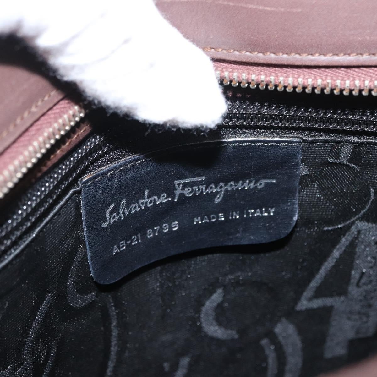 Salvatore Ferragamo Gancini Leather Mini