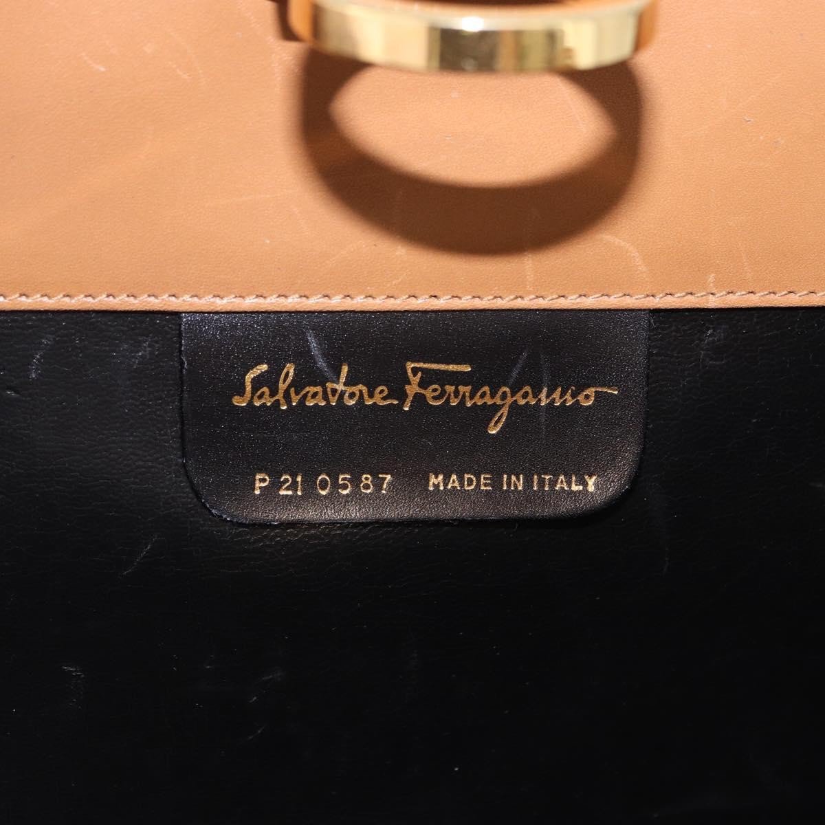 Salvatore Ferragamo Vintage Gancini Chain Leather Medium