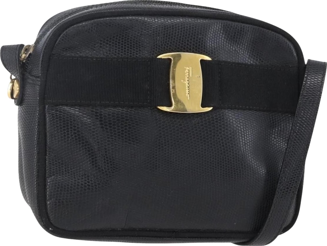 Salvatore Ferragamo Vara Bow Camera Leather