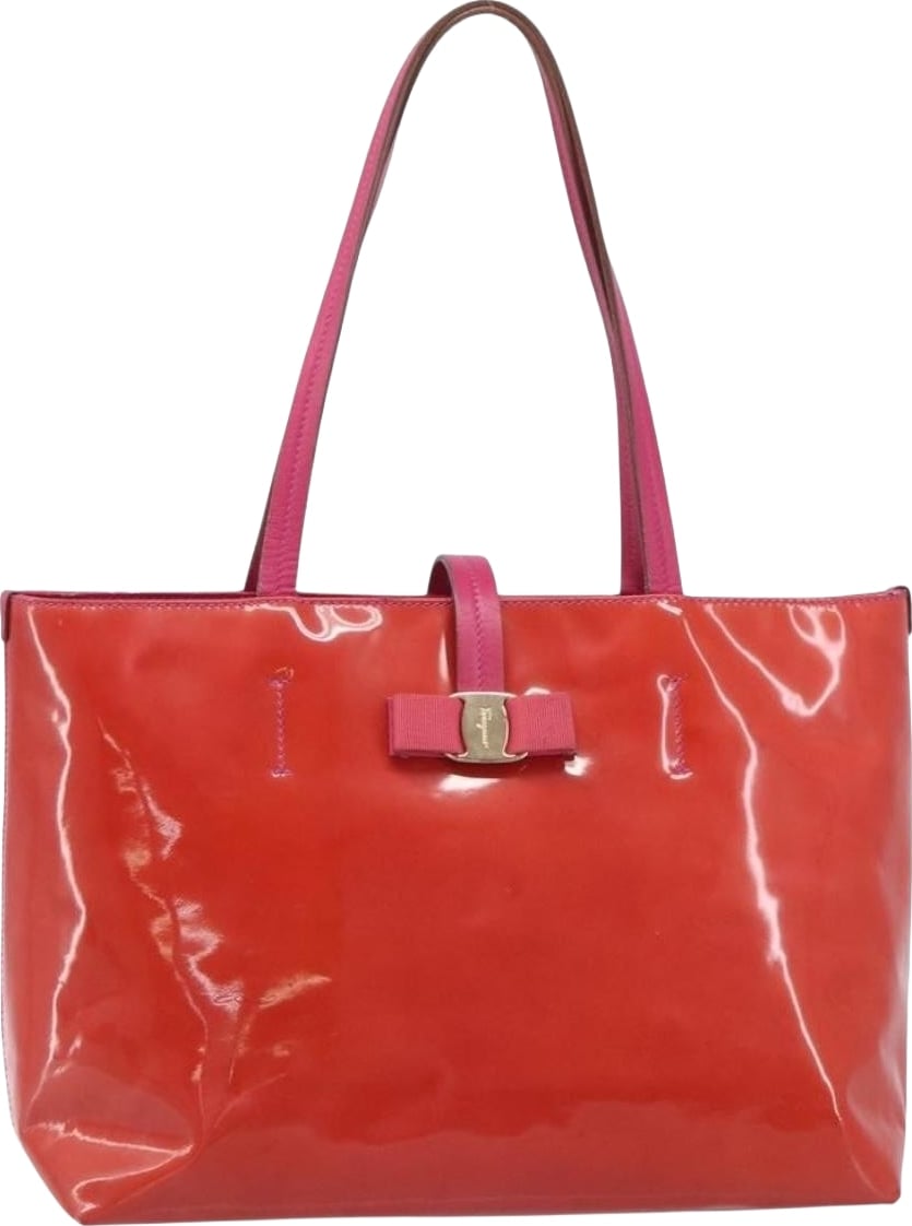 Salvatore Ferragamo Vala tote Patent Leather