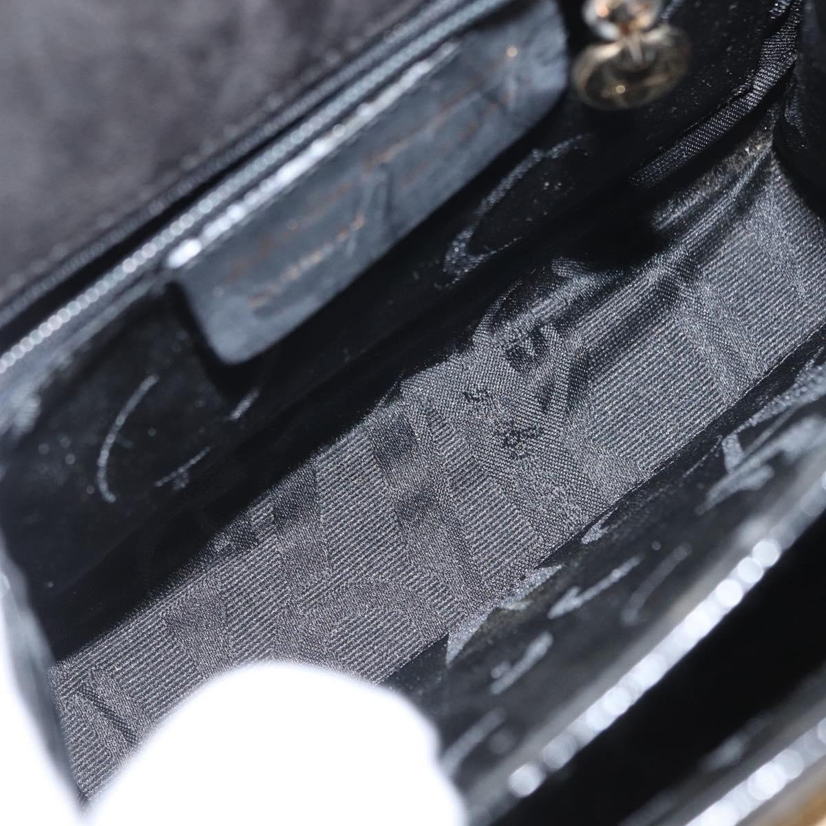 Salvatore Ferragamo Gancini Convertible Top Handle Patent Leather