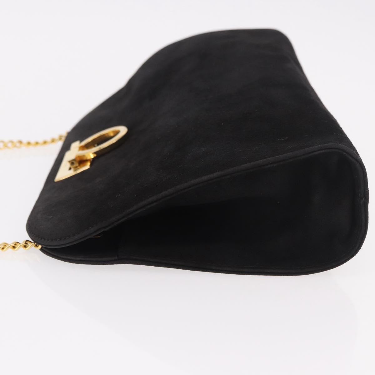 Salvatore Ferragamo Chain Gancini Jacquard with Studded Leather Medium