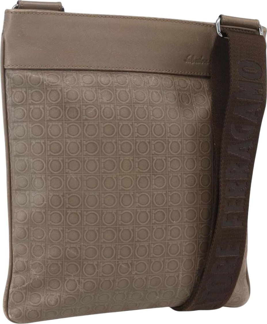 Salvatore Ferragamo Gancini Leather Mini
