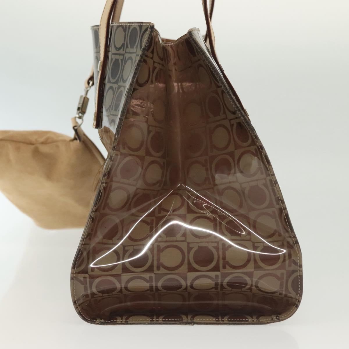 Salvatore Ferragamo Gancini Tote Vinyl