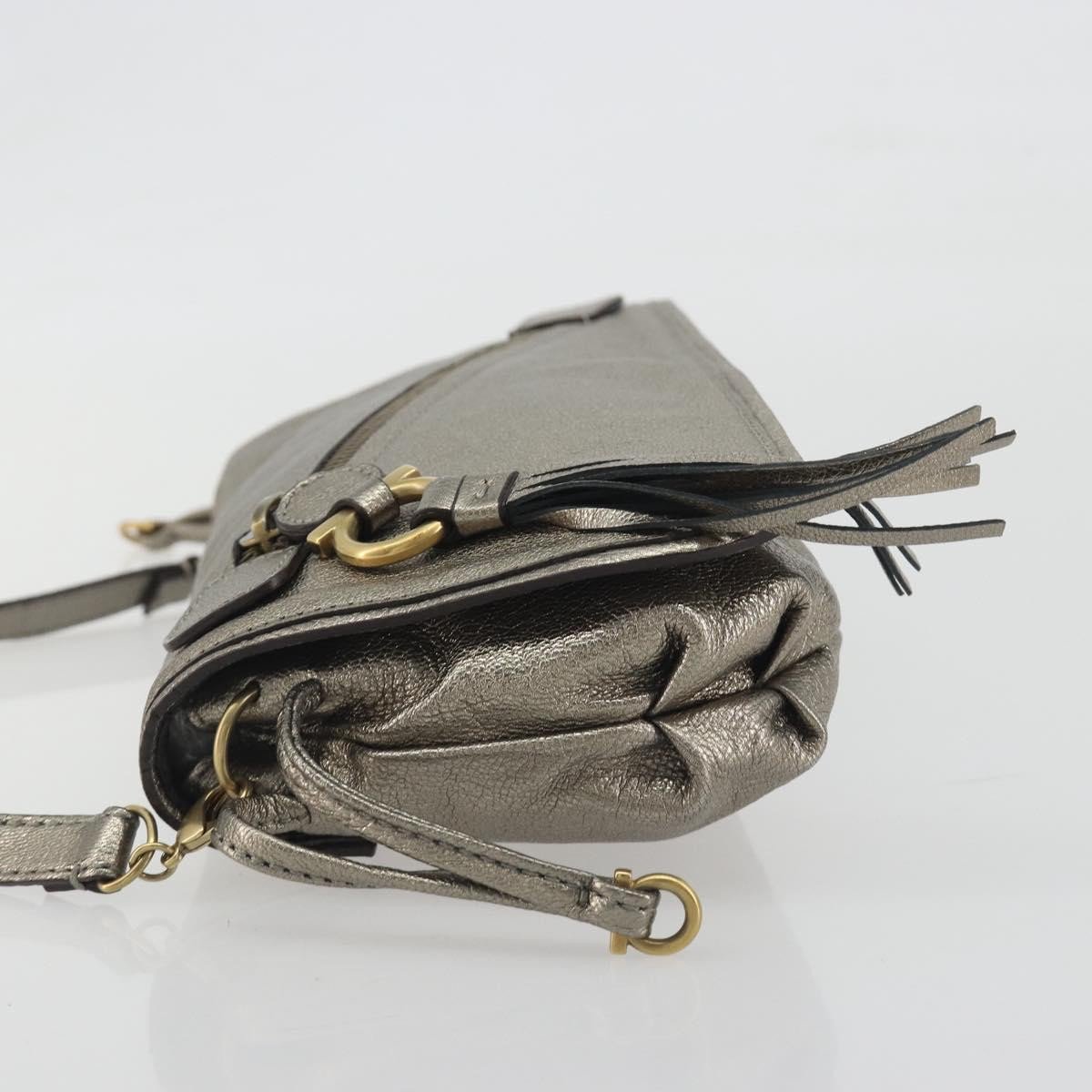 Salvatore Ferragamo Gancini Leather Mini