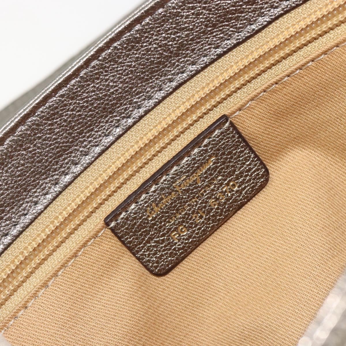 Salvatore Ferragamo Gancini Leather Mini