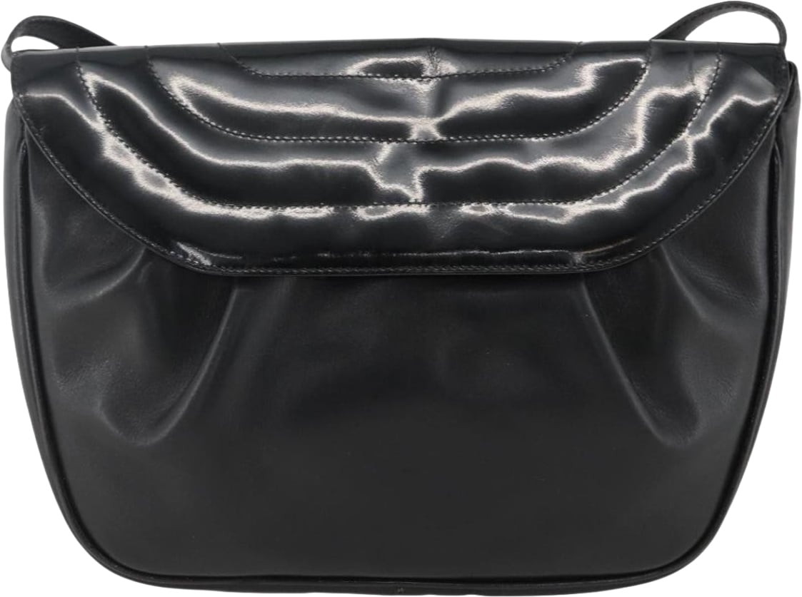 Salvatore Ferragamo Flap Shoulder Patent Leather