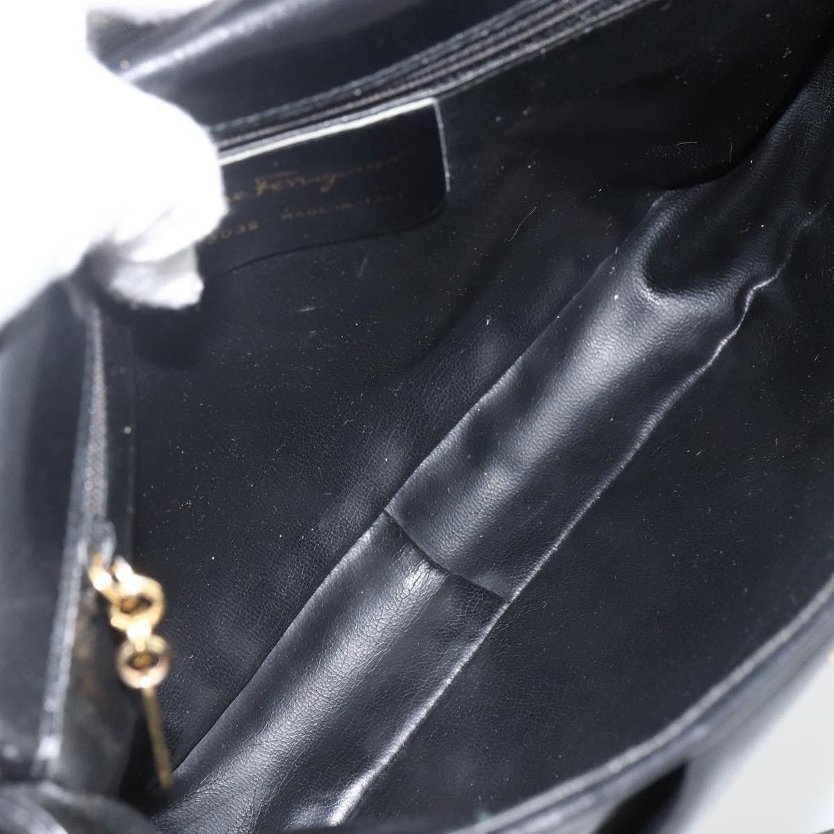 Salvatore Ferragamo Flap Shoulder Patent Leather