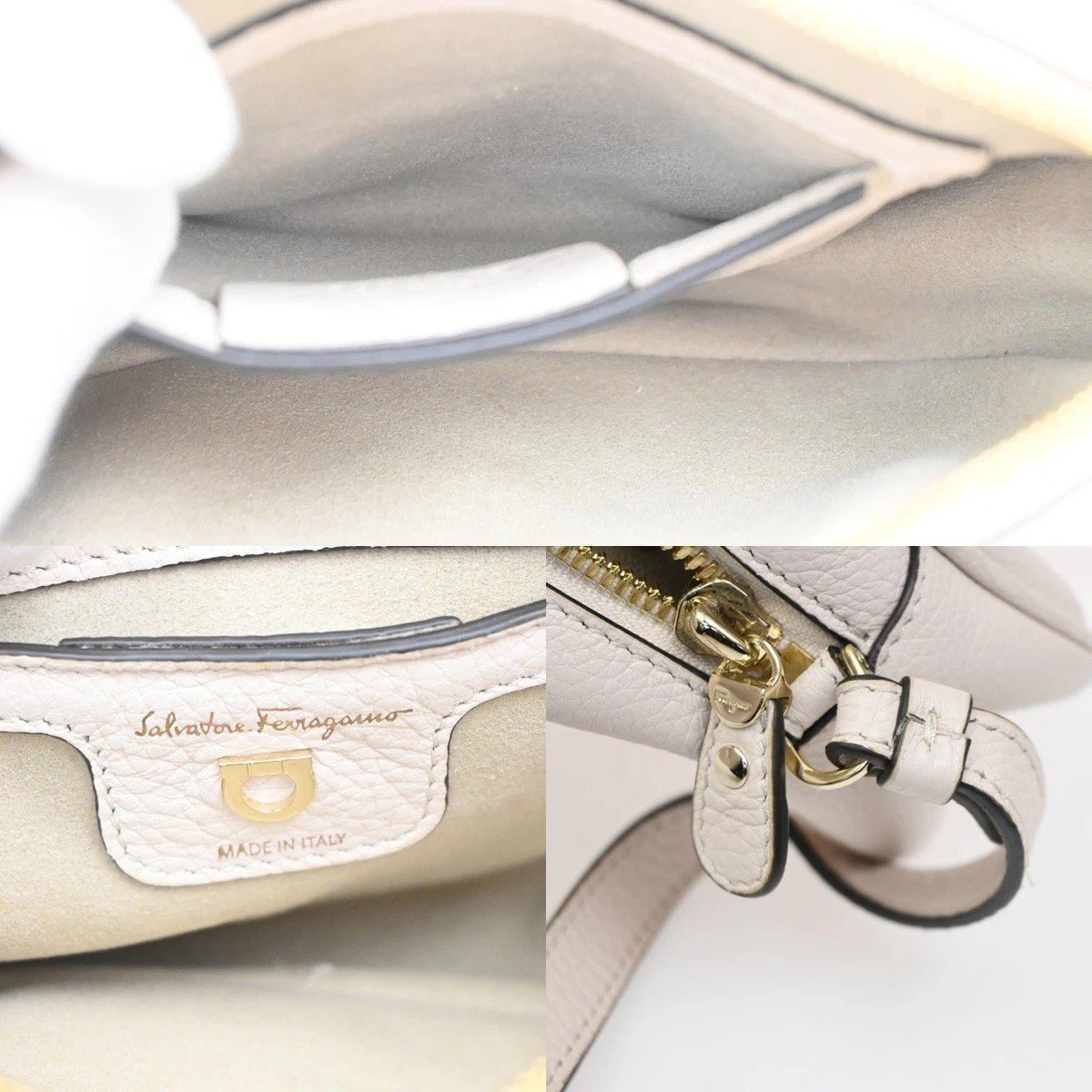 Salvatore Ferragamo City Camera Leather