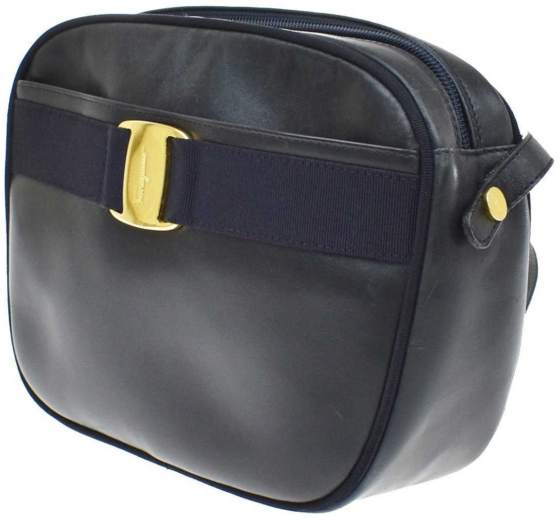 Salvatore Ferragamo Vara Bow Camera Leather