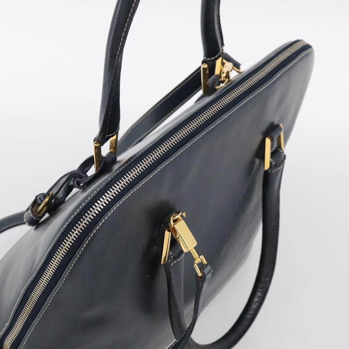 Salvatore Ferragamo Top Handle Leather Micro
