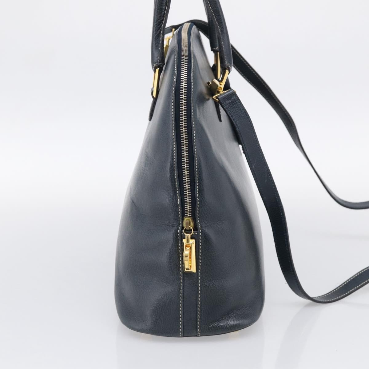 Salvatore Ferragamo Top Handle Leather Micro