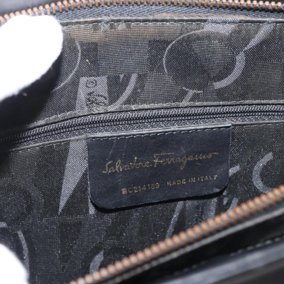 Salvatore Ferragamo Gancini Leather Mini