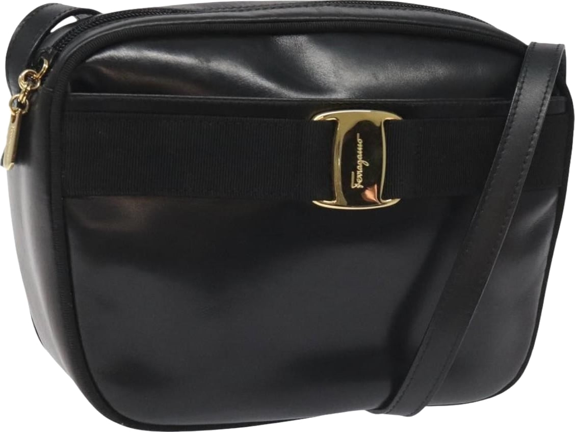 Salvatore Ferragamo Vara Bow Camera Leather