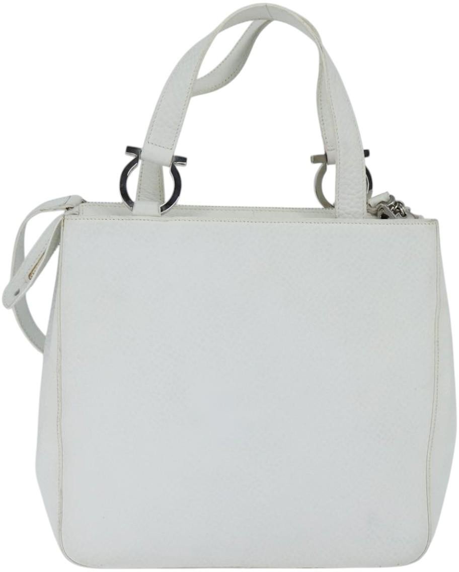 Salvatore Ferragamo Gancini Leather Mini