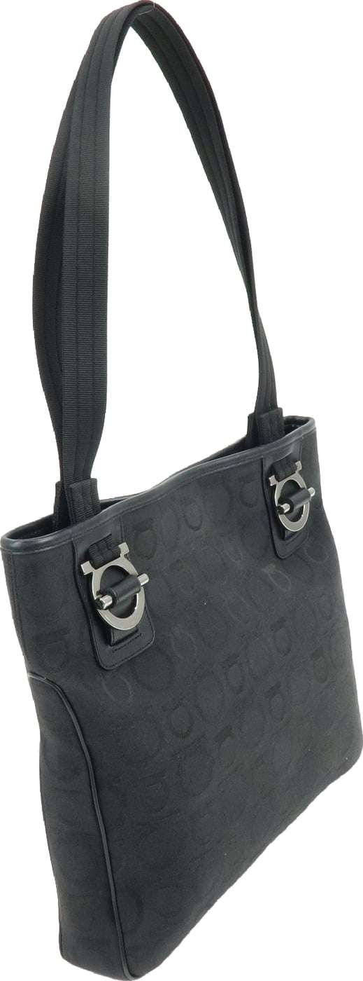 Salvatore Ferragamo Gancini Tote Canvas