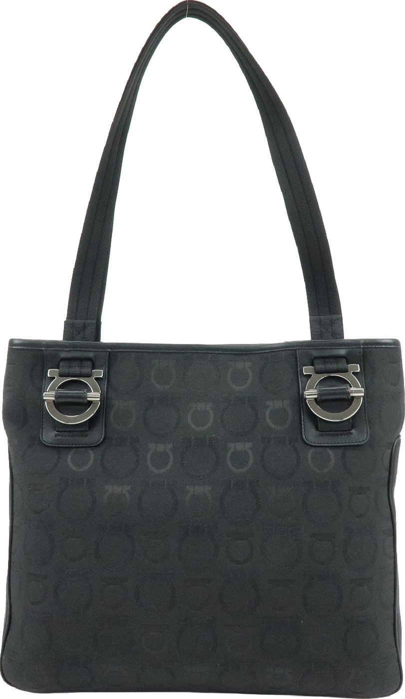 Salvatore Ferragamo Gancini Tote Canvas