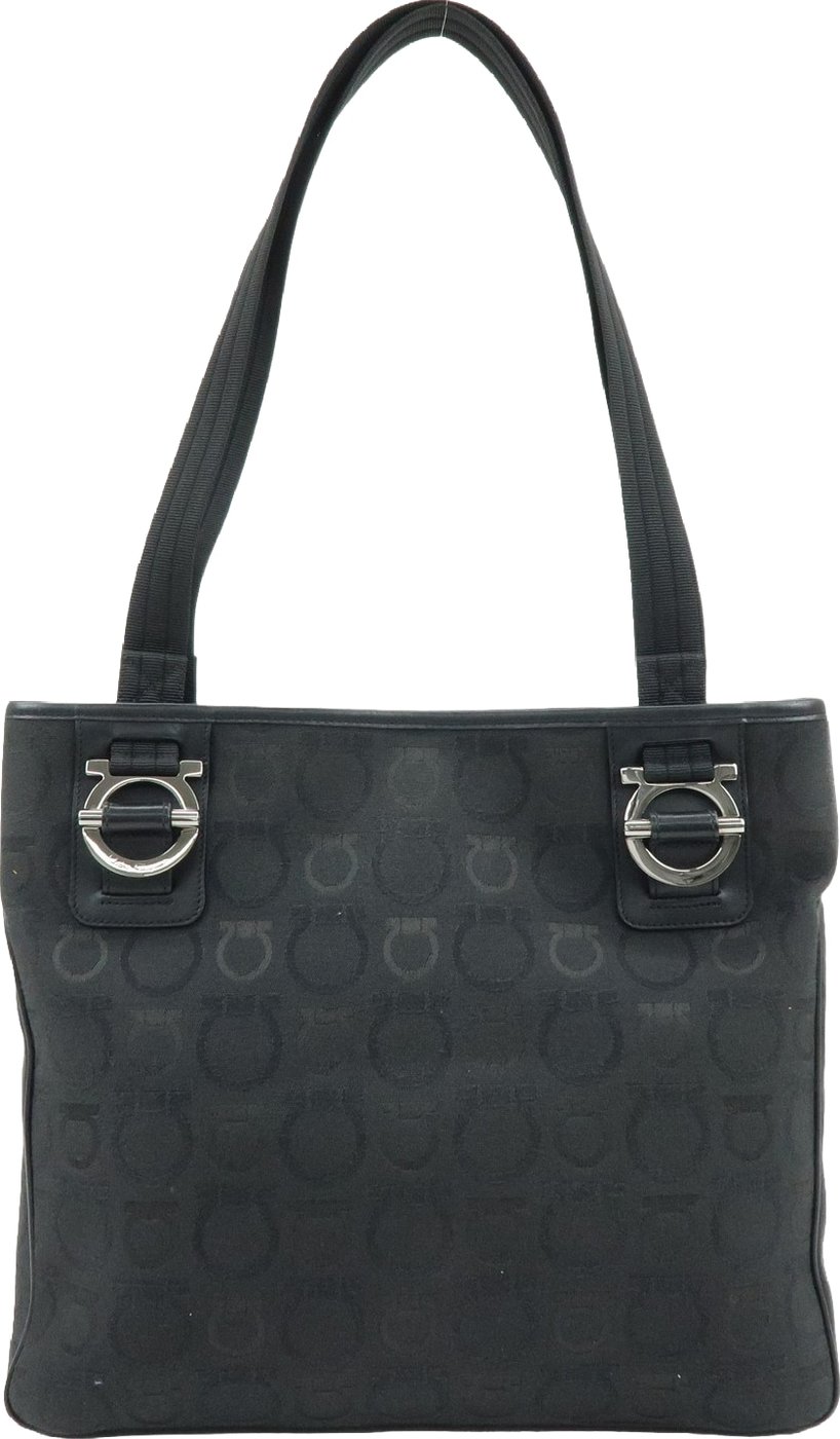 Salvatore Ferragamo Gancini Tote Canvas