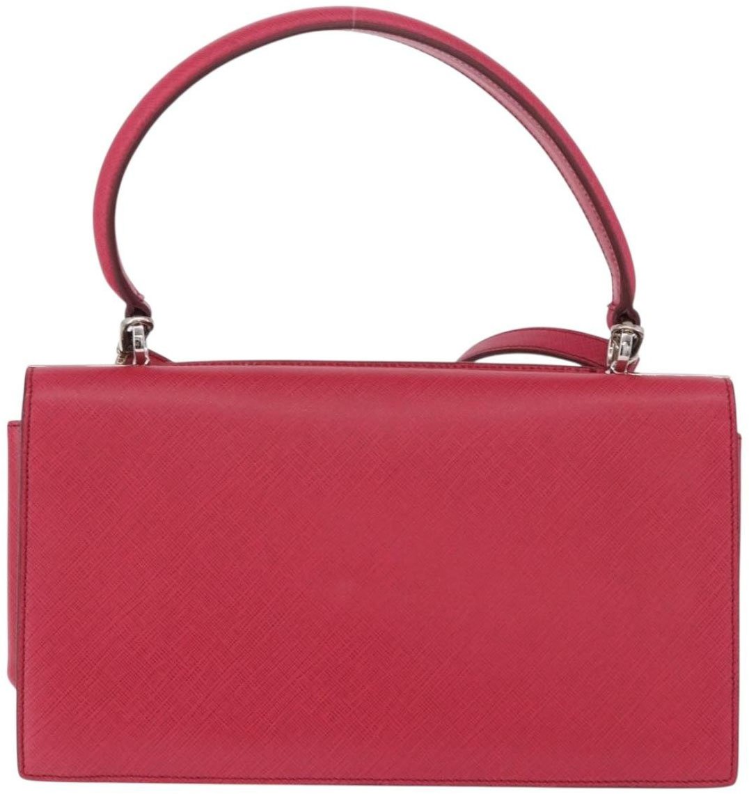 Salvatore Ferragamo Gancini Convertible Top Handle Saffiano Leather East West