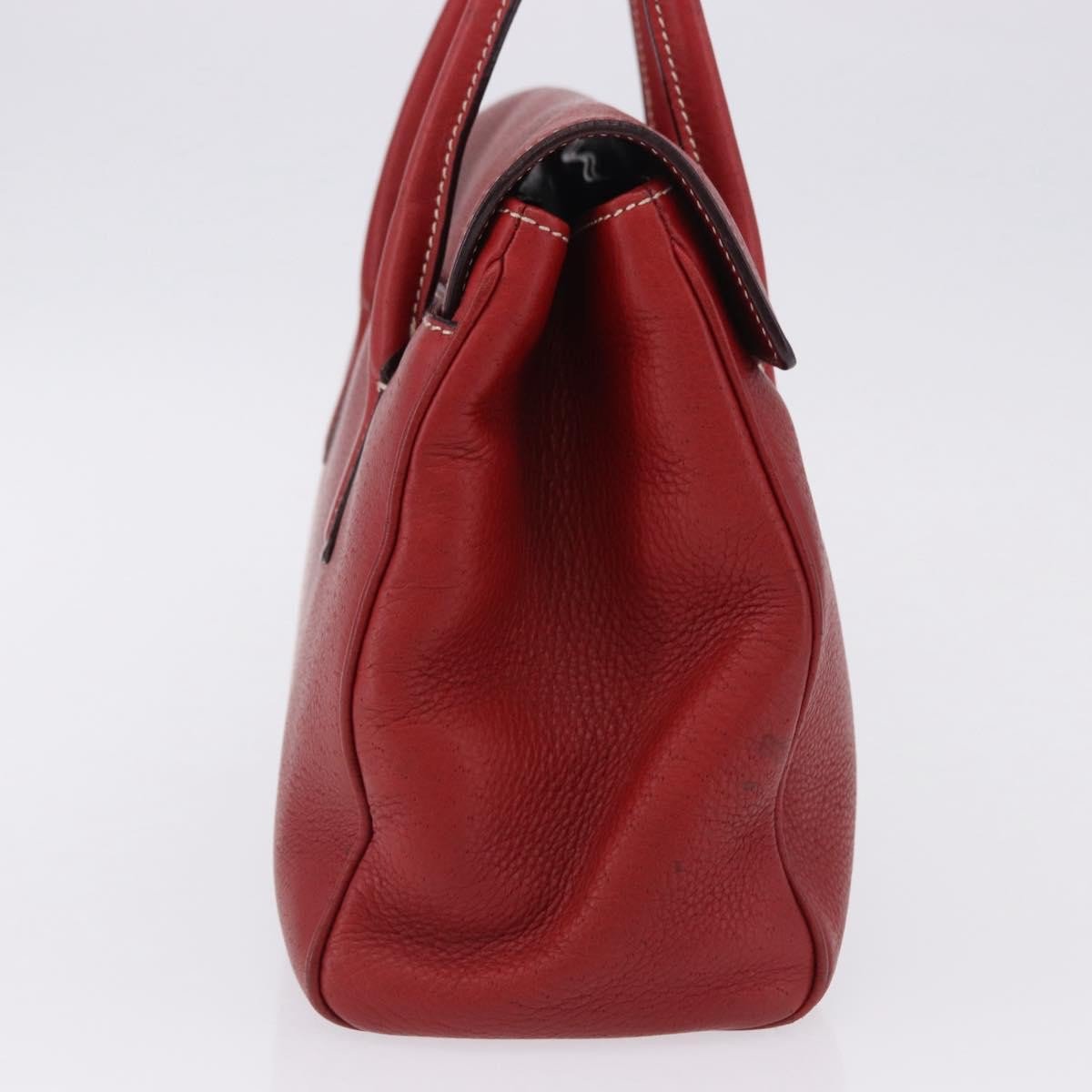 Salvatore Ferragamo Gancini Top Handle Leather Mini