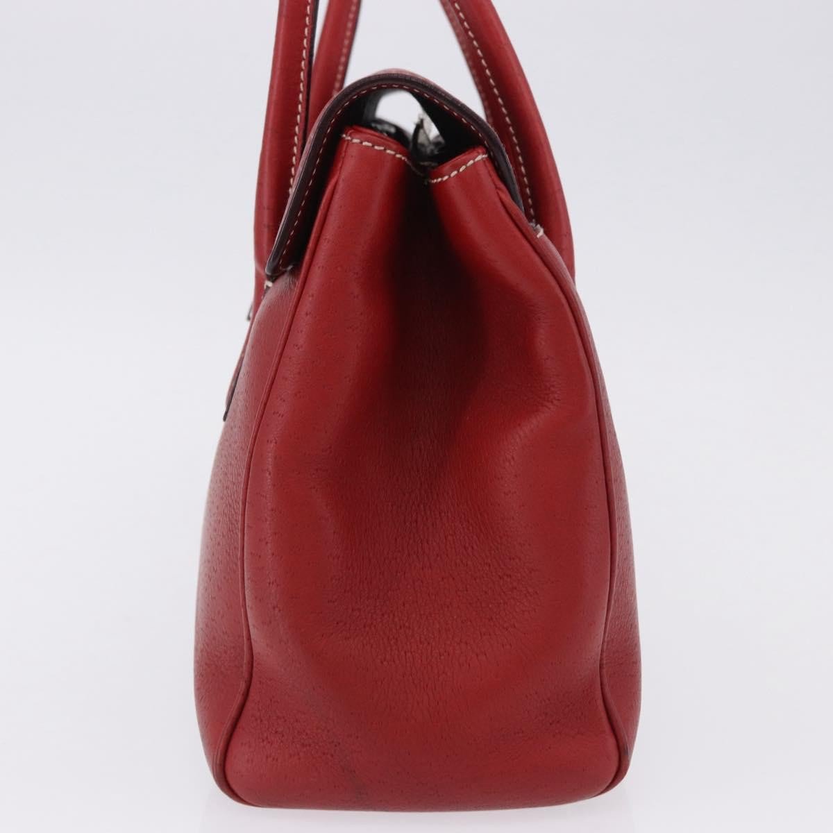 Salvatore Ferragamo Gancini Top Handle Leather Mini