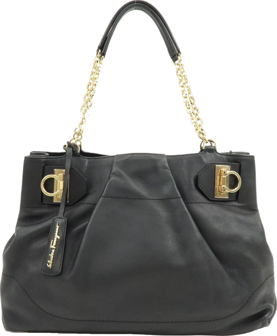Salvatore Ferragamo W Chain Leather Medium