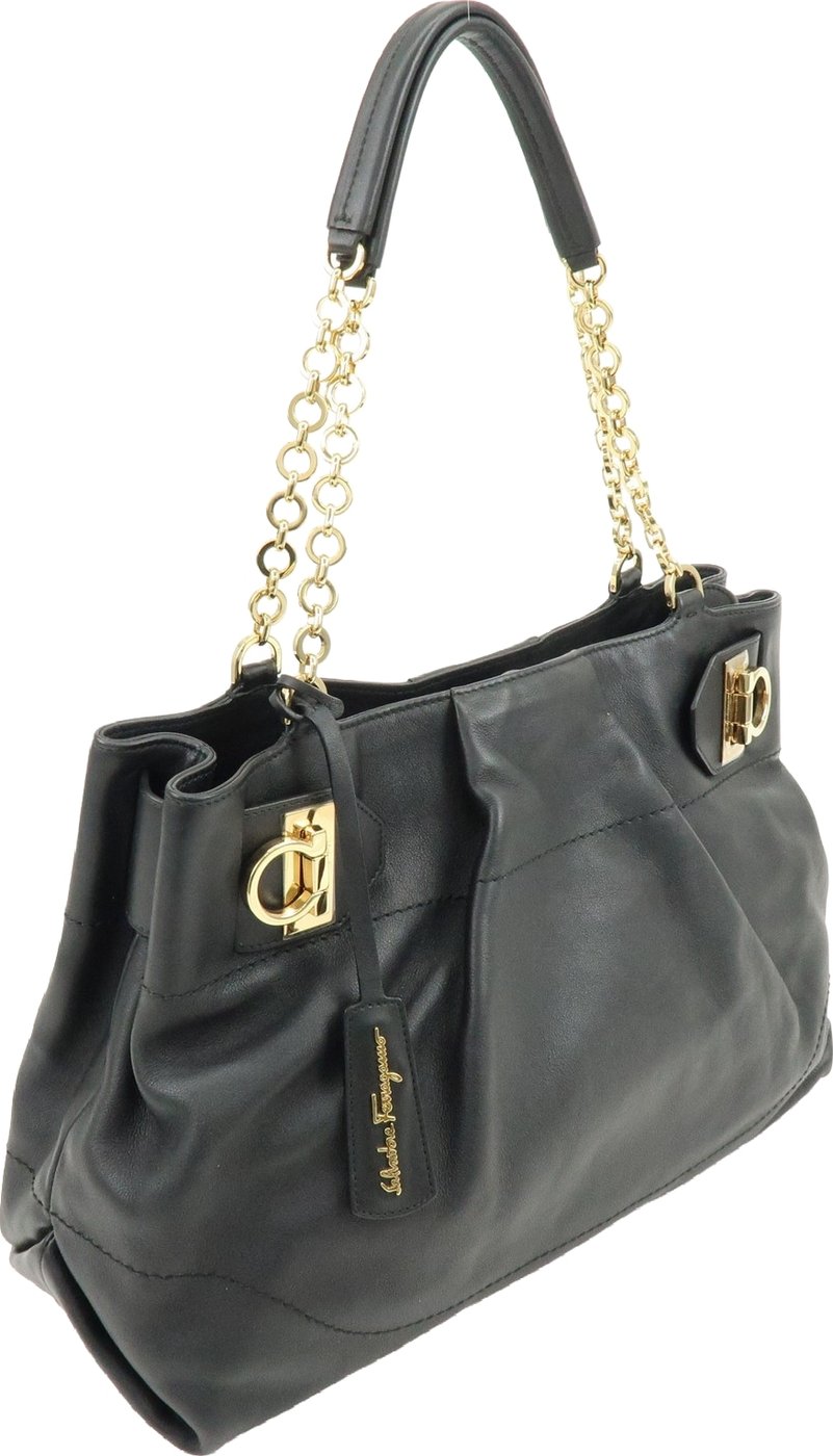 Salvatore Ferragamo W Chain Leather Medium