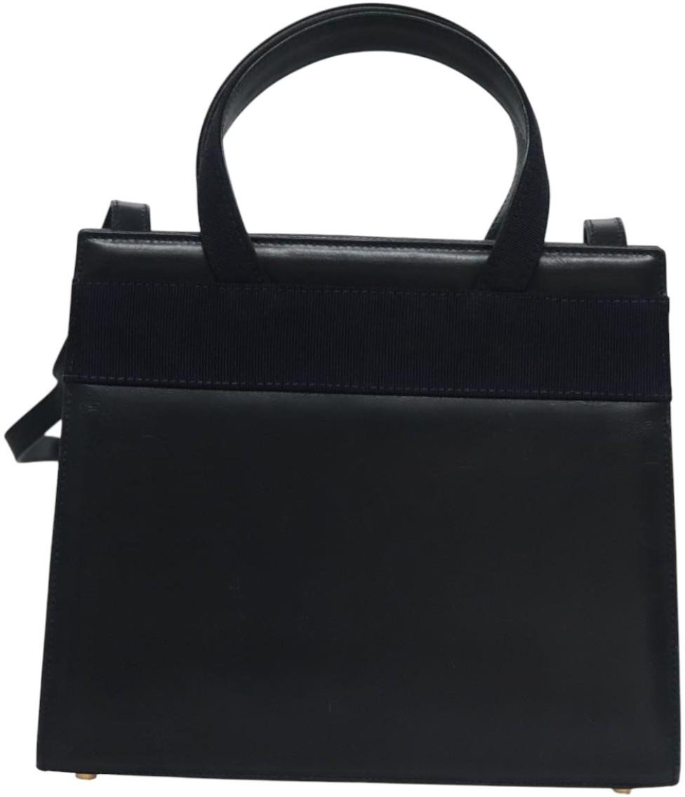 Salvatore Ferragamo Convertible Vara Bow Leather Small