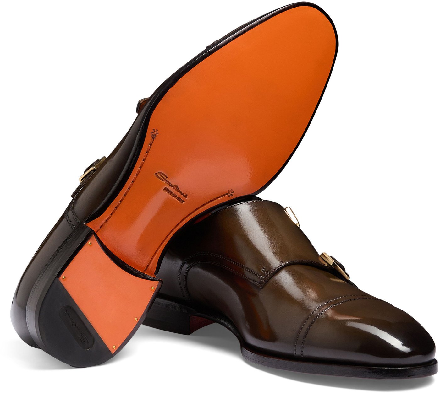 Men's doublebuckle shoe