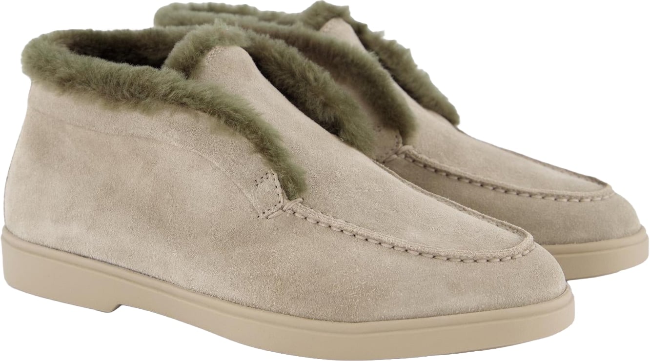 Dames Bruine Leren Veterboot Fortune Bruin